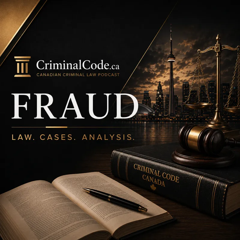 Episode F1 — The Canadian Fraud Framework: From the Criminal Code to the Courts cover art